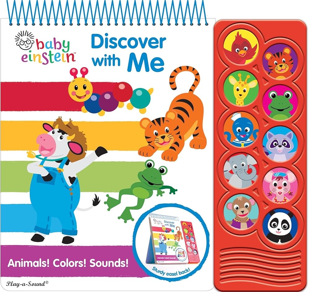 Baby Einstein - Learning Easel: Discover With Me Animals! Colors! Sounds! - PI Kids