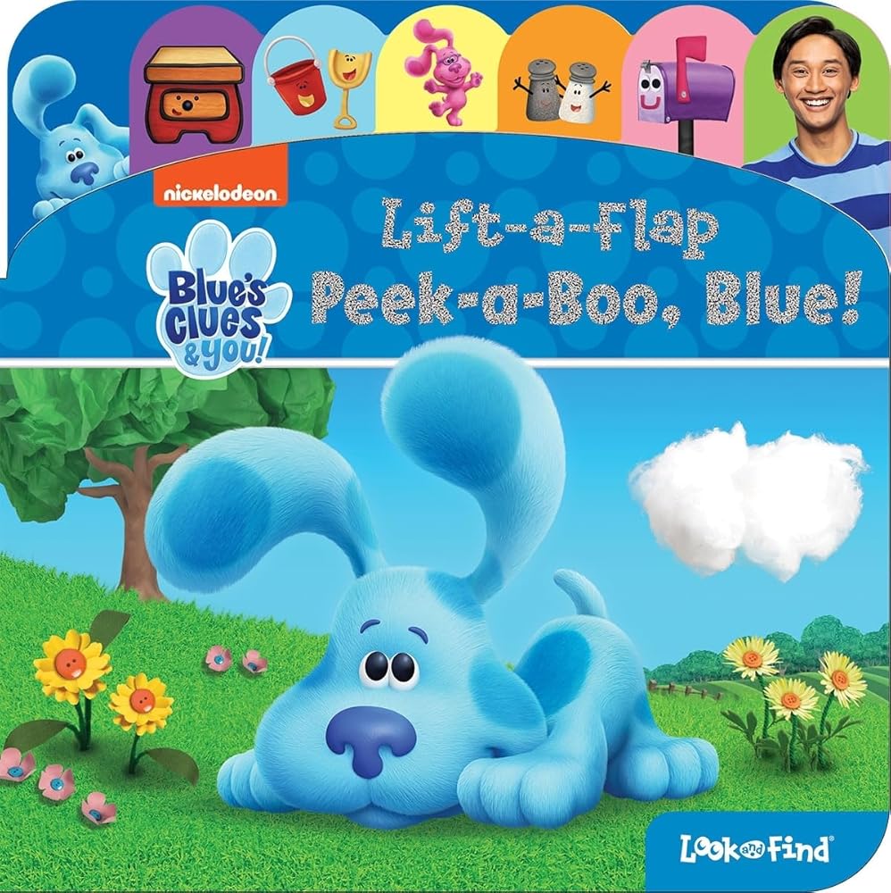 Nickelodeon Blues Clues & You! - Lift-a-Flap Peek-a-Boo, Blue! Look and Find Activity Book - PI Kids
