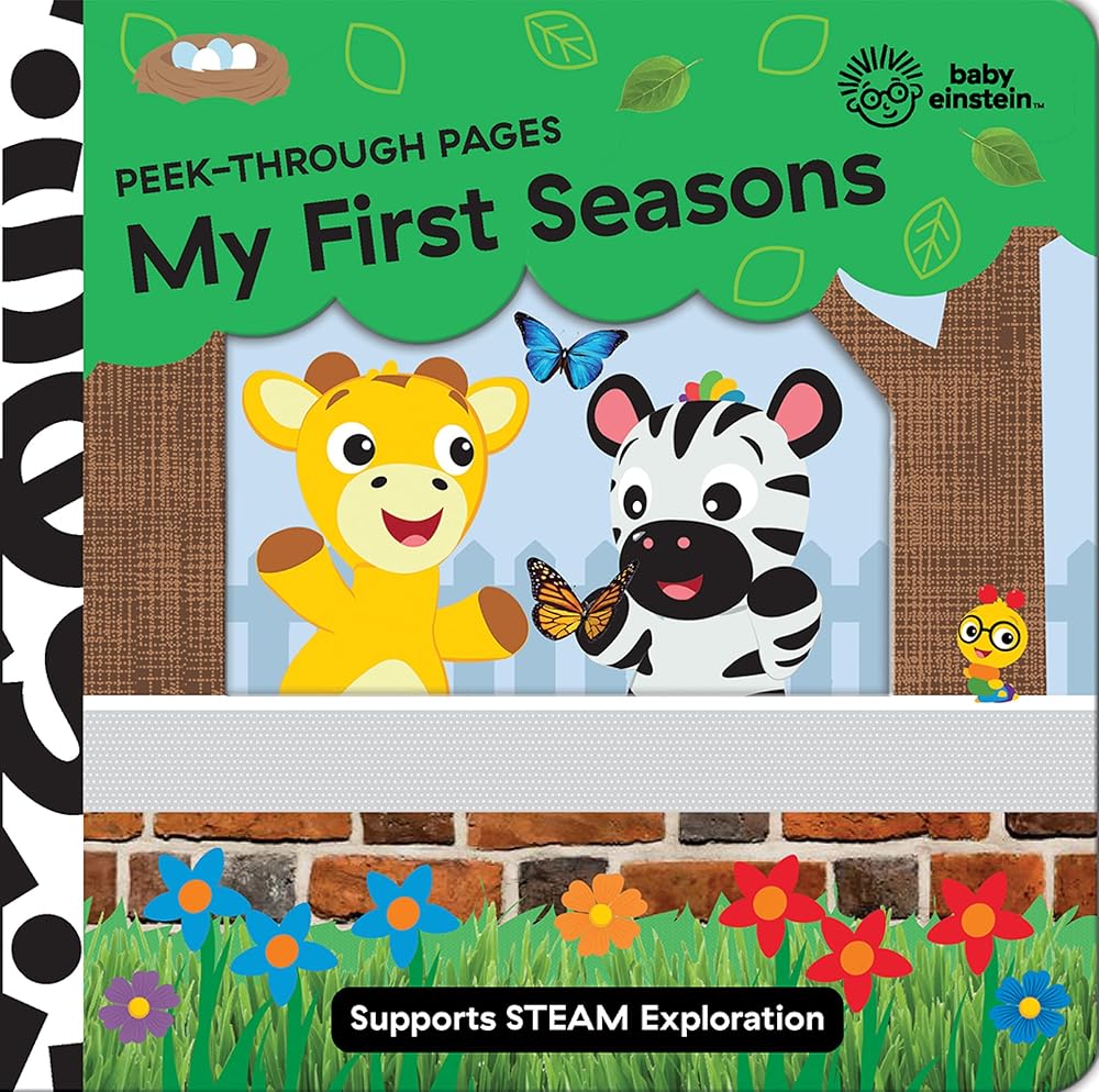 Baby Einstein - My First Seasons - Peek-Through pages - Supports STEAM Exploration - PI Kids