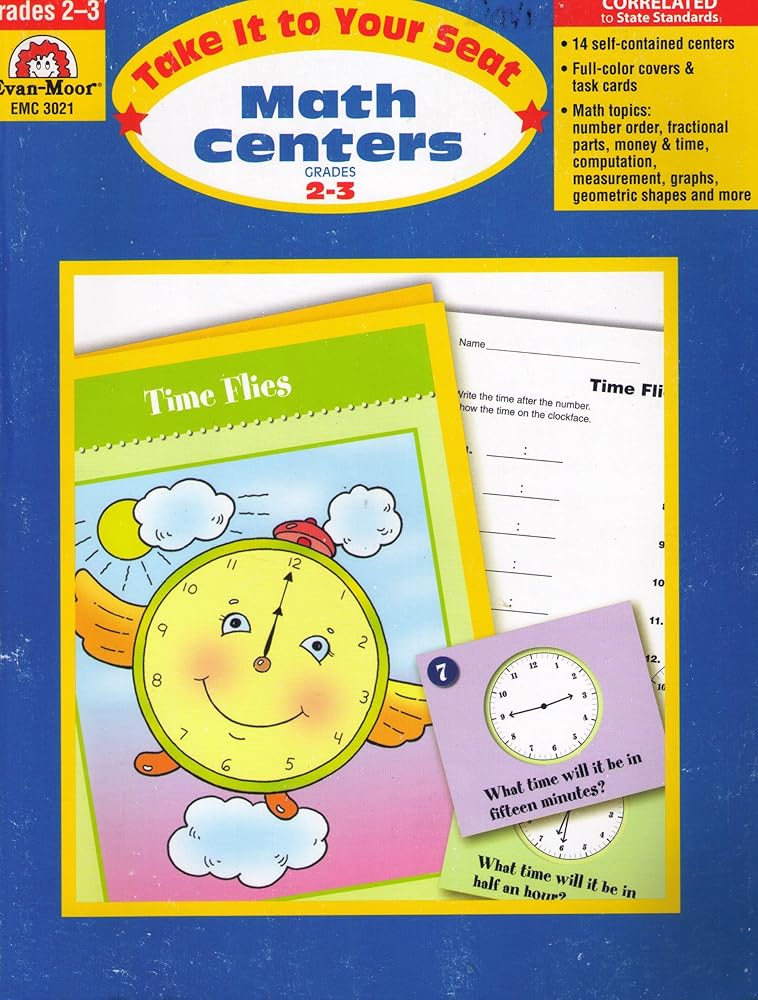 Take It to Your Seat Math Centers, Grades 2-3