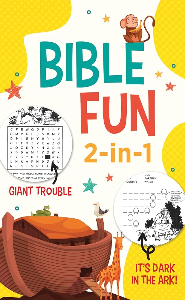 Giant Trouble and It's Dark in the Ark (Bible Fun 2-in-1)