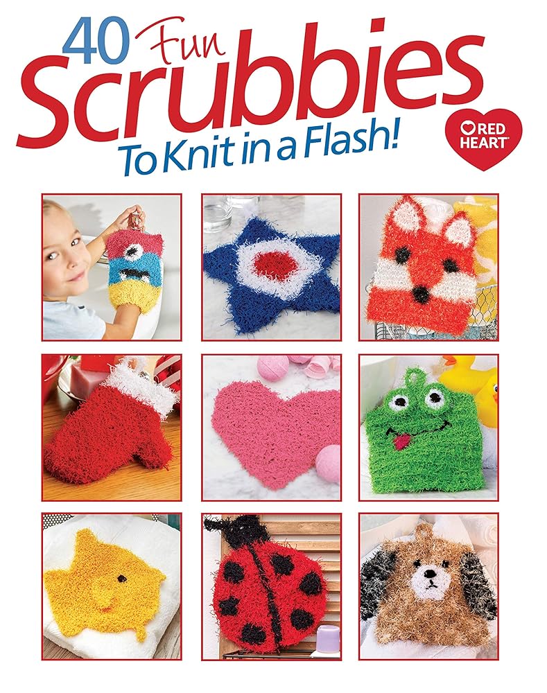 40 Fun Scrubbies to Knit in a Flash!-Create Whimsical and Unique Designs With These Simple Patterns and Helpful Tutorial Videos from Go-Crafty.com