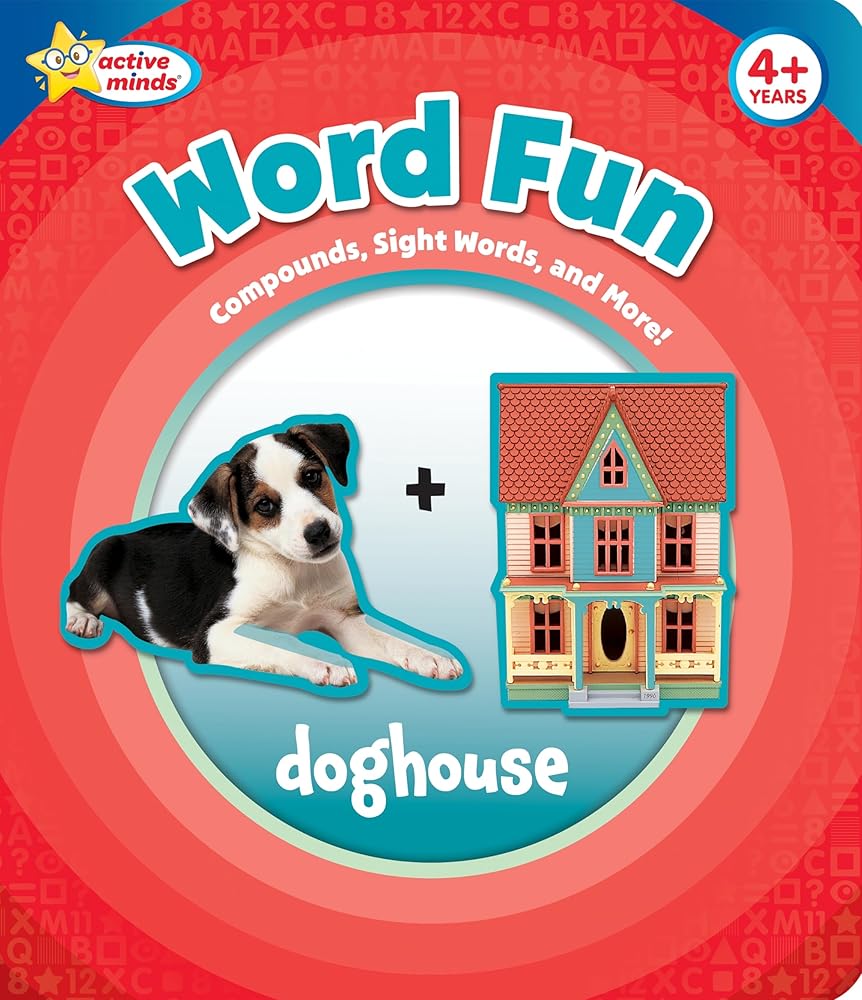 Active Minds - Word Fun Activity Book! Sight Words, Compounds, and More!