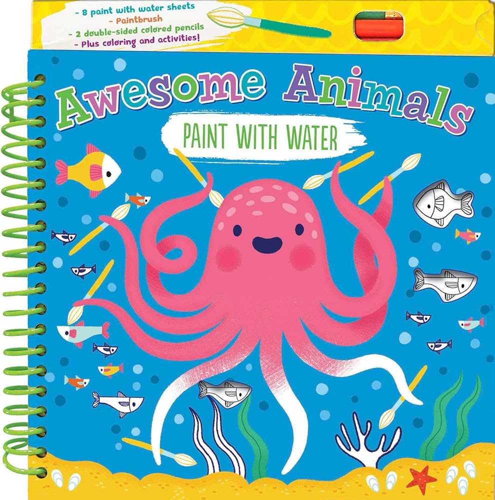 Awesome Animals Paint with Water (Creativity Corner)