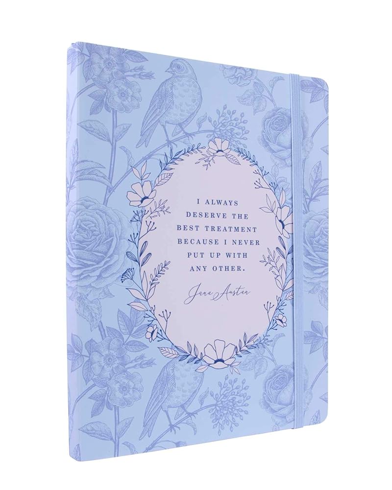 Jane Austen: I Deserve the Best Treatment Softcover Notebook