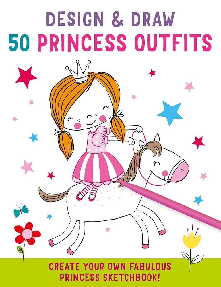 Design and Draw 50 Princess Outfits (iSeek)