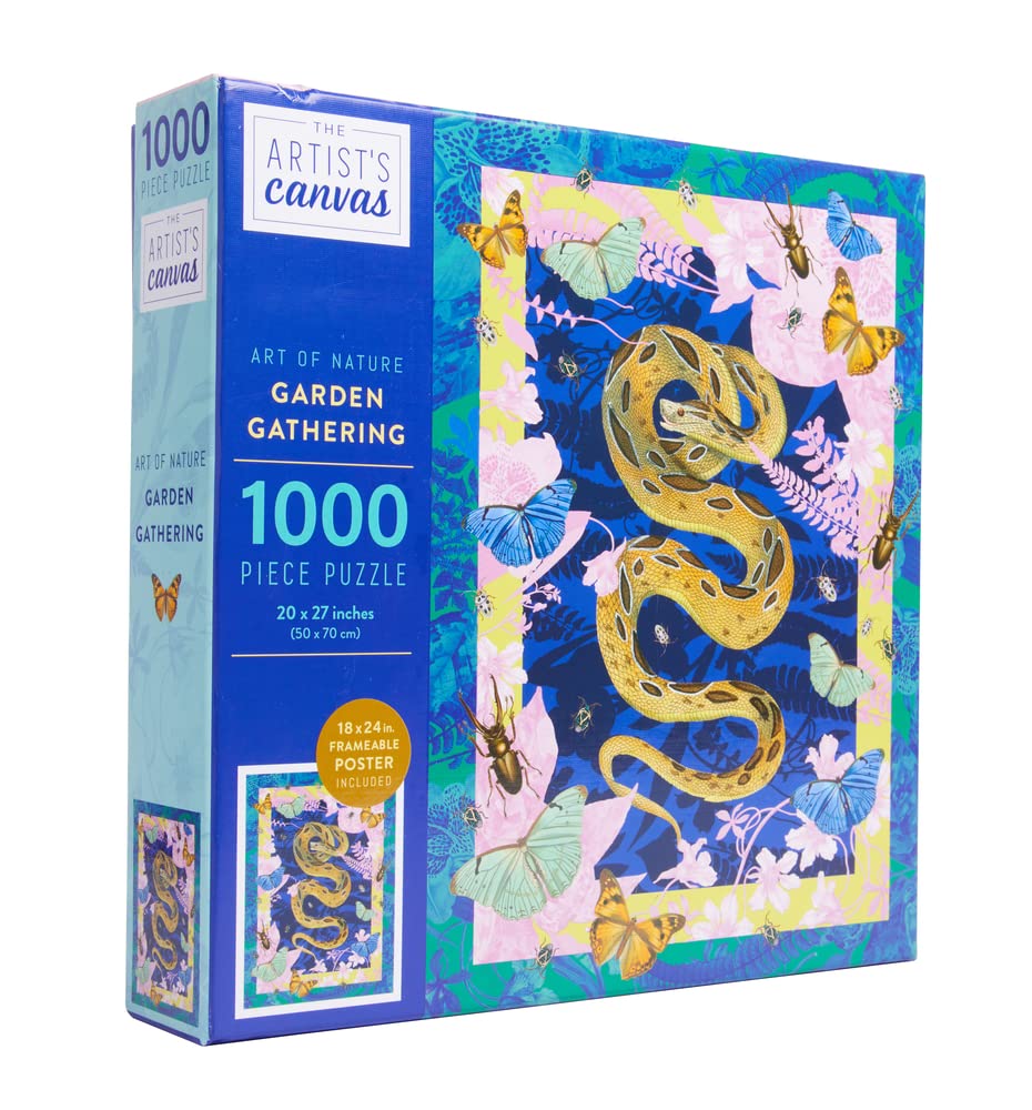 Art of Nature: Garden Gathering Jigsaw Puzzle(1000 Pieces): (Adult Jigsaw Puzzles, 1000 Pieces, The Artist's Canvas Jigsaw Puzzles, Botanic