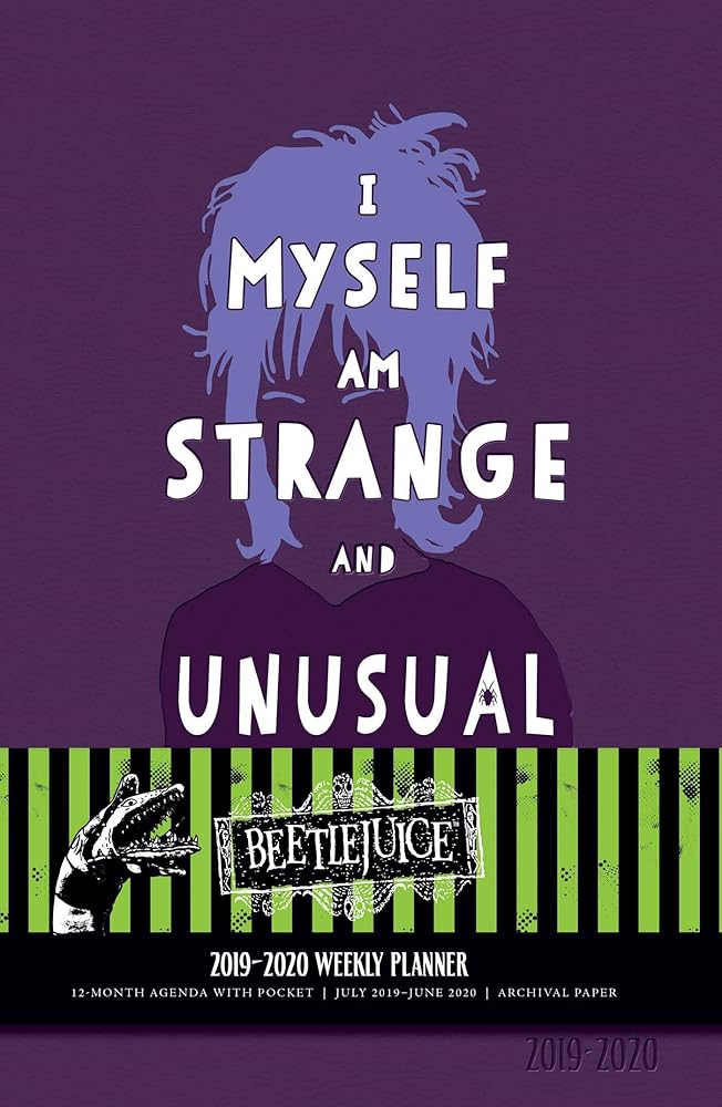 Beetlejuice 2019-2020 Weekly Planner (80's Classics)