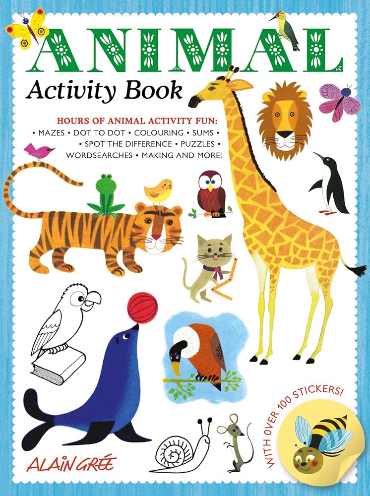 Animal Activity Book (Alain Gr??e Activity Book)