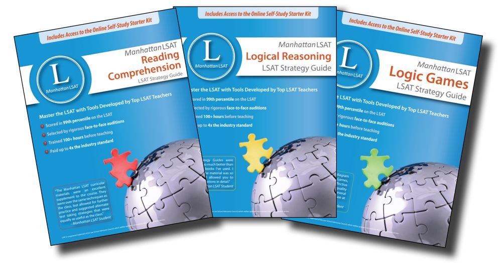 Manhattan LSAT Set of 3 Strategy Guides