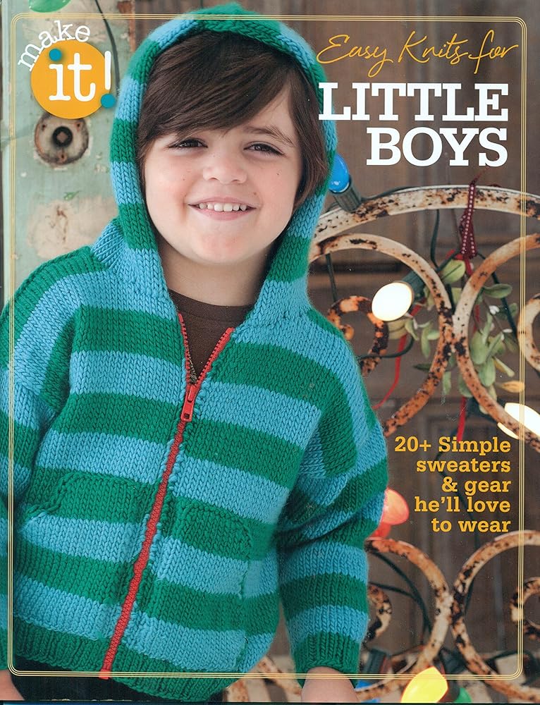 Easy Knits for Little Boys-20+ Simple Sweaters & Gear He will Love to Wear