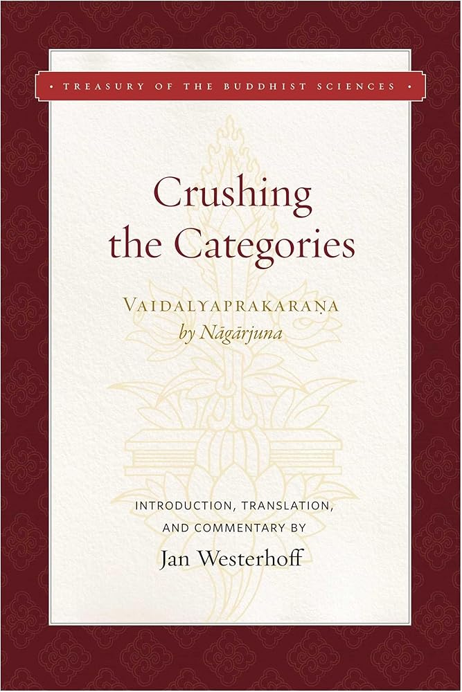 Crushing the Categories (Vaidalyaprakarana) (Treasury of the Buddhist Sciences)