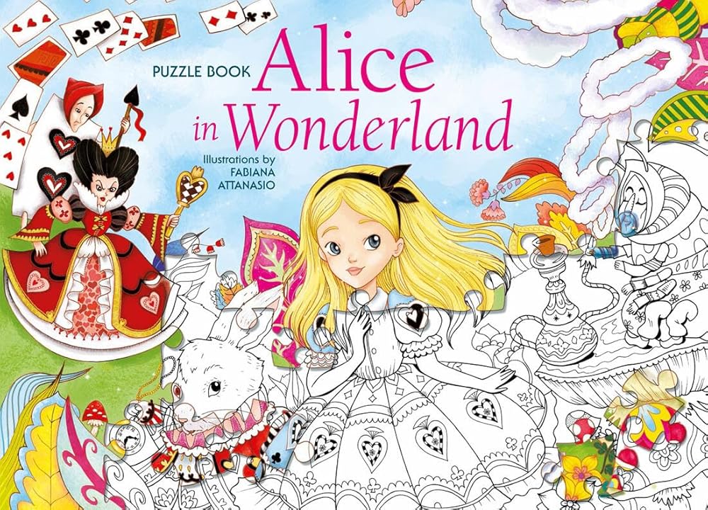 Alice in Wonderland Puzzle Book