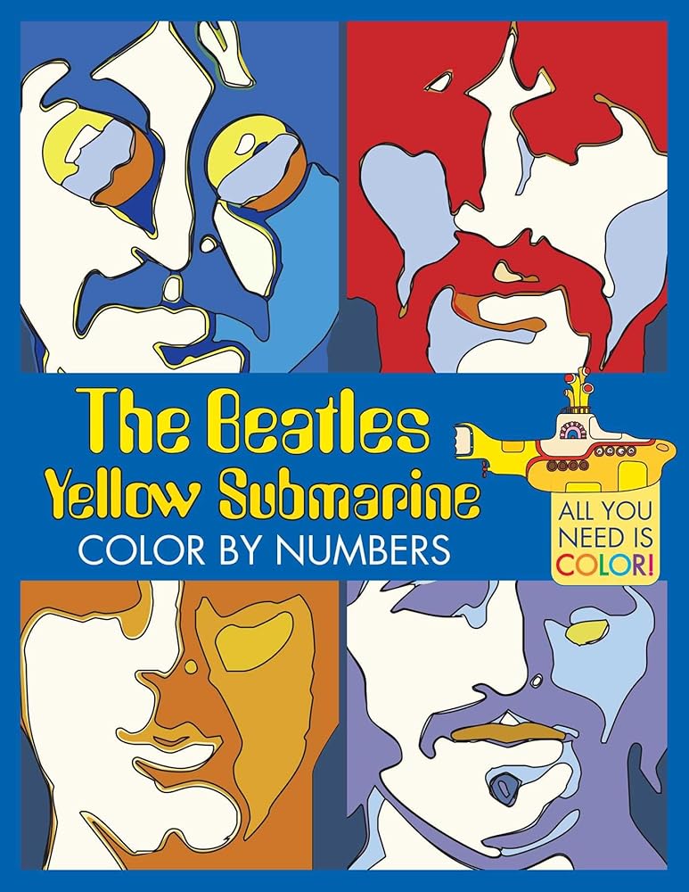 The Beatles Yellow Submarine Color By Numbers