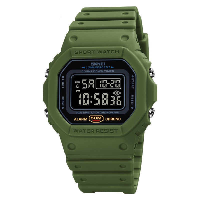 Luxury Modern Sports Watch With Led Digital Display Waterproof 50M Military Famous Unisex Watch For Man and Woman