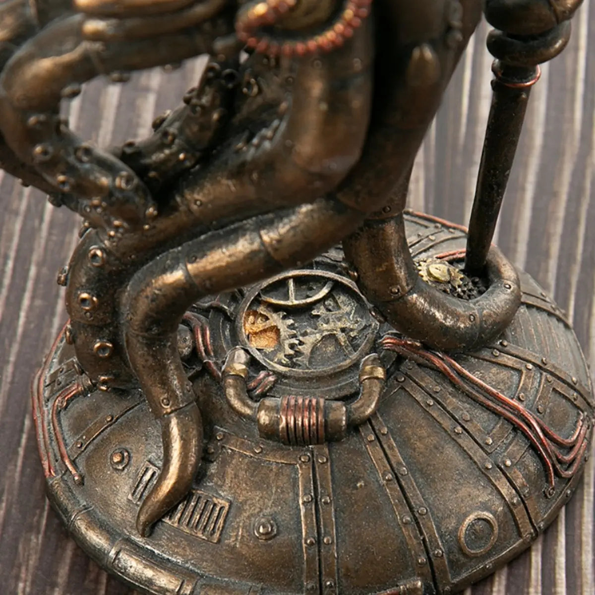 Steampunk Mechanical Octopus Sculpture Decor