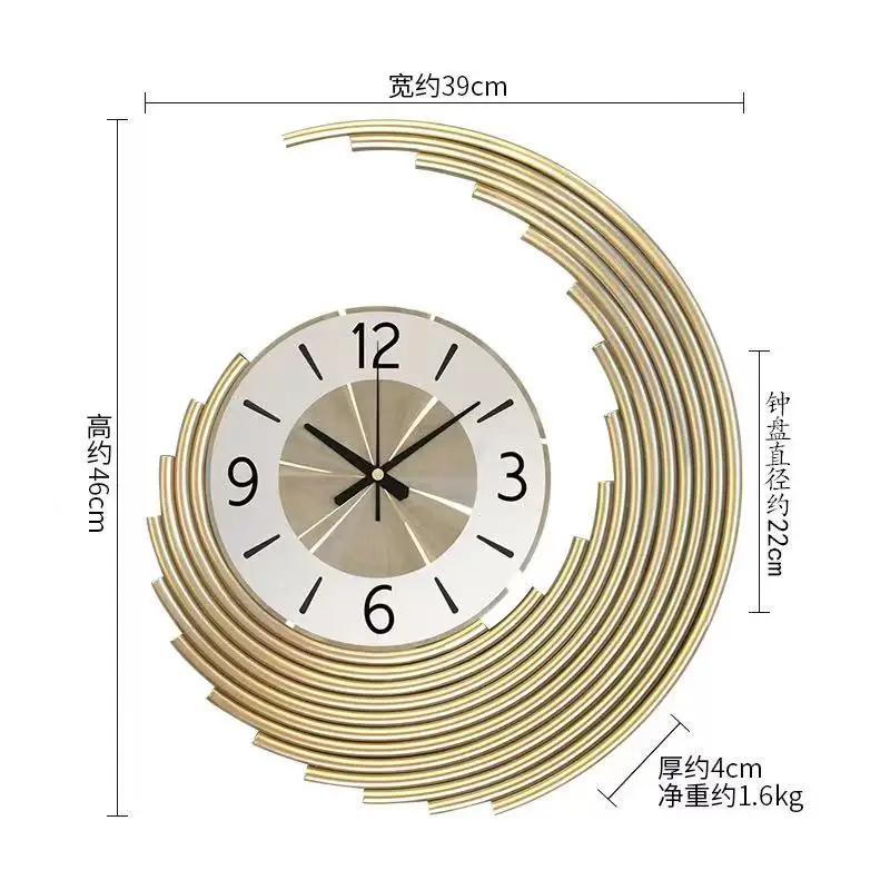 Clocks Wall Clocks Living Rooms Home Nordic Clocks Creative Modern Simple Wall Mounted Watches Light Luxury Decorative Clocks