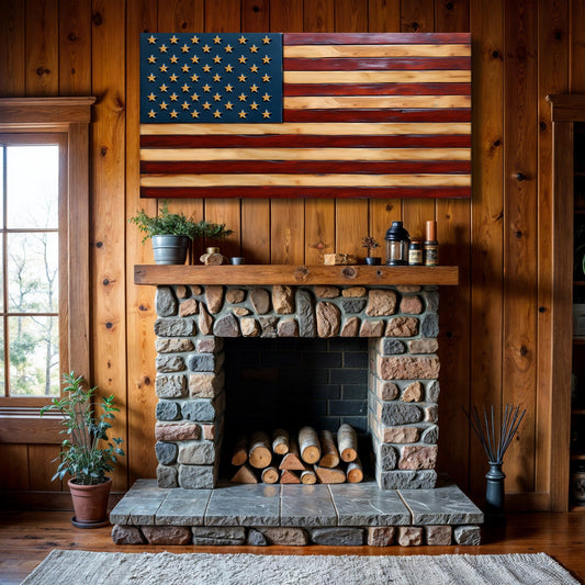 Old Glory American Flag Wall Art II
