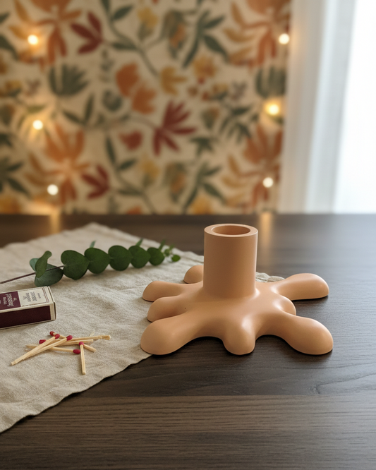 Blob Jesmonite Candle Holder