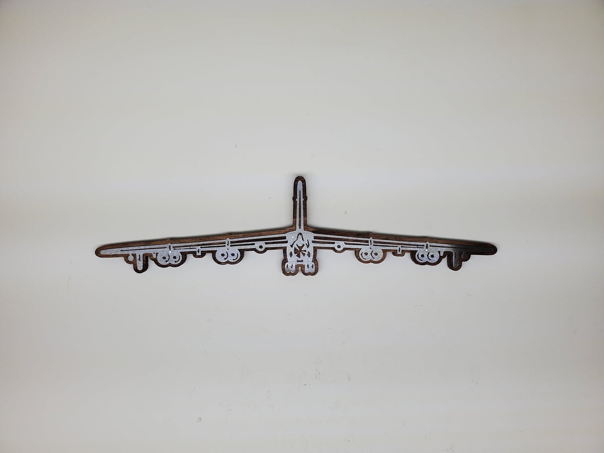 Boeing B-52 Stratofortress Metal Wall Art | B-52 Silhouette | Made in USA
