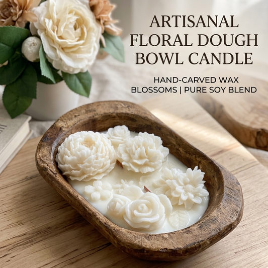 Botanical Garden Dough Bowl Candle | Two Styles