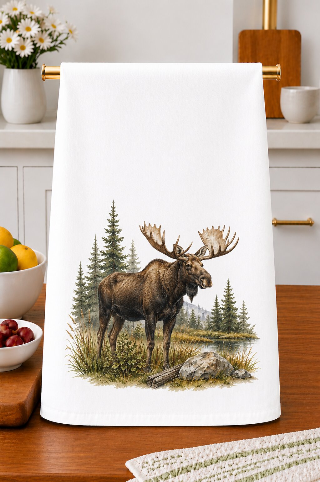 Bull Moose Kitchen Towel