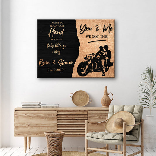 We Got This Bikers Couple Sign