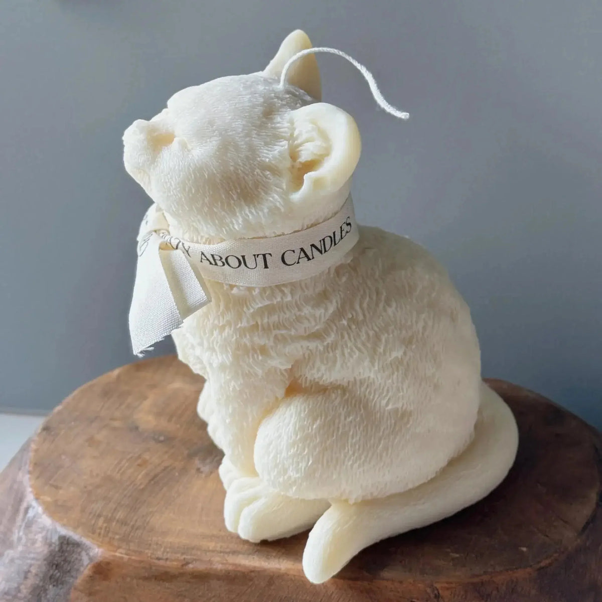 Large Cat Sculpture Candle