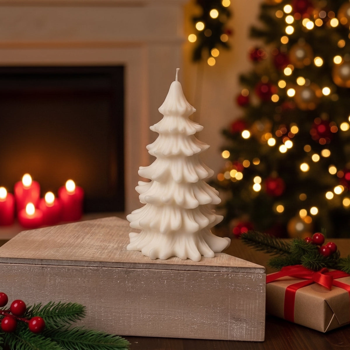 Christmas Tree Cedar Candles | Handcrafted in USA