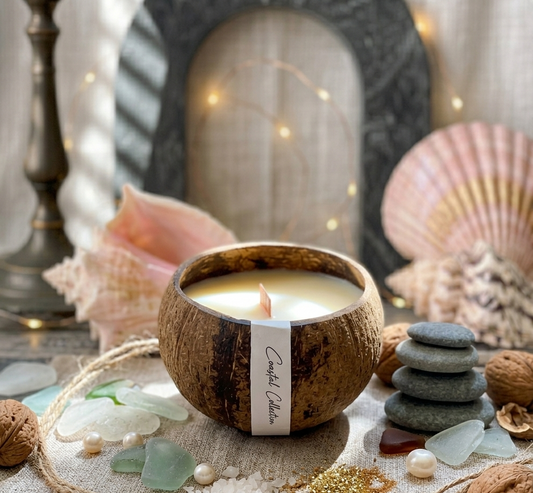 Coconut Shell Candle | Sustainable Home Decor