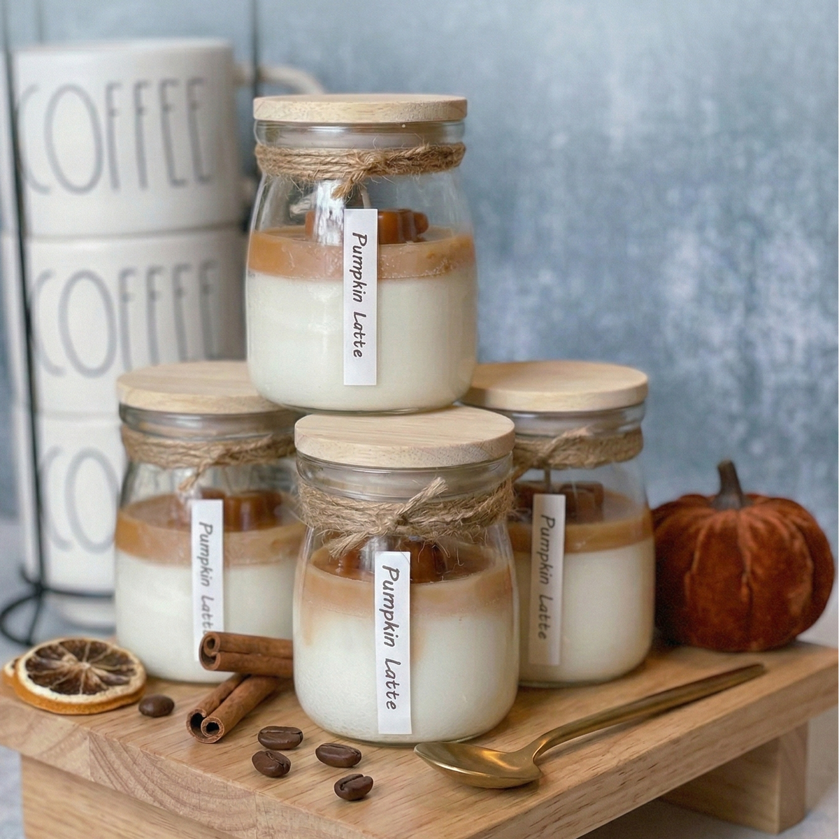 Coffee Candle in Glass Jar