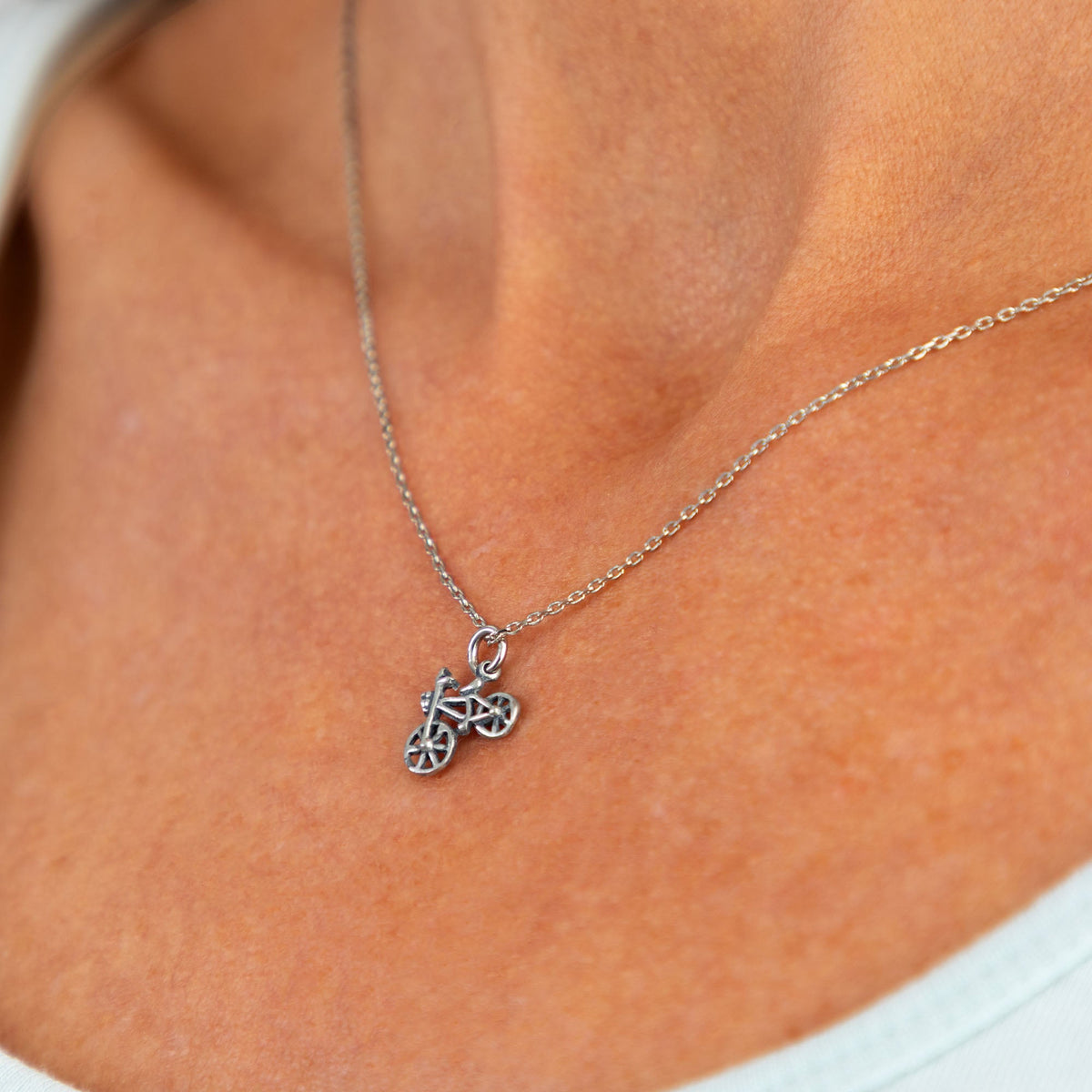 Life is a Beautiful Ride Pewter Necklace