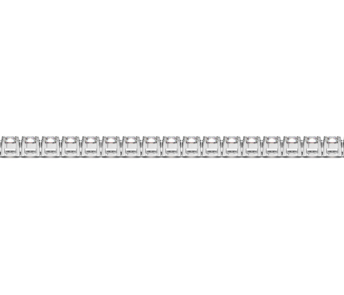 Lab Grown Round Diamond Tennis Bracelet in 14k White Gold (7 cctw F/G  VS2/SI1)