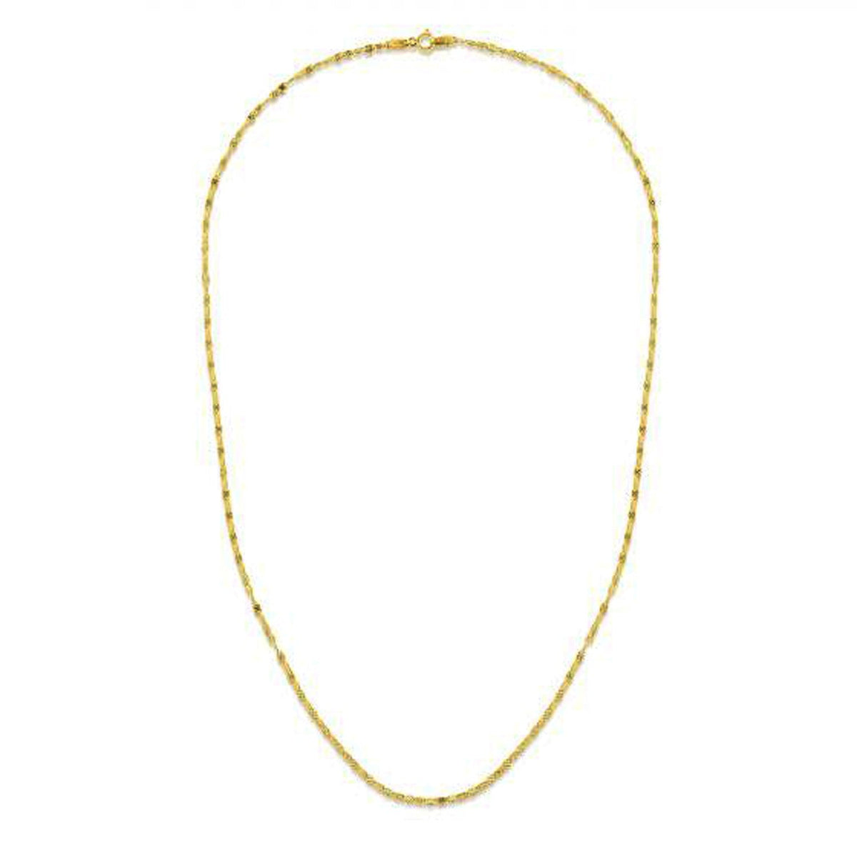 14k Yellow Gold Sparkle Valentino Chain (1.70 mm)