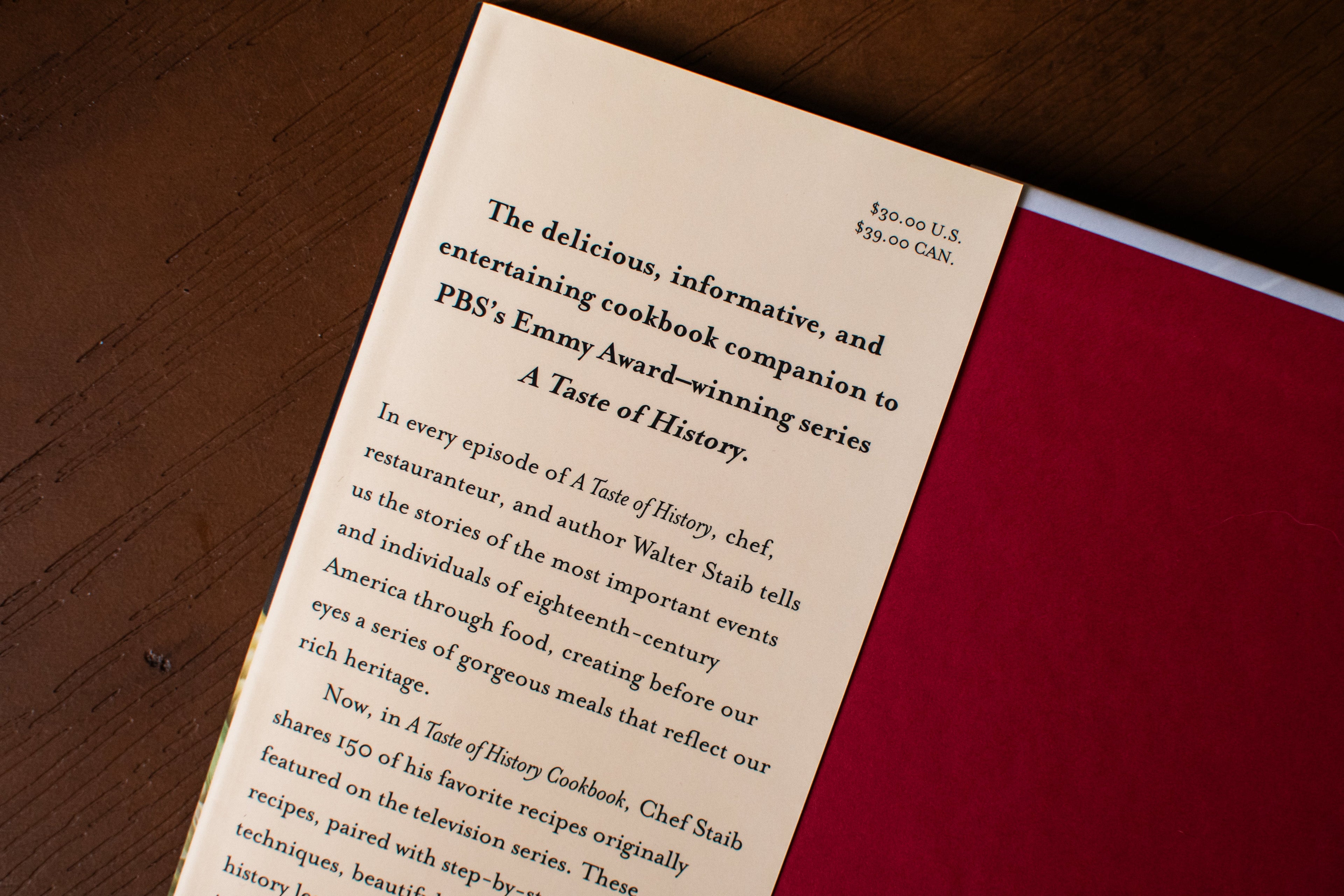 A Taste of History Cookbook: The Flavors, Places, and People That Shaped American Cuisine
