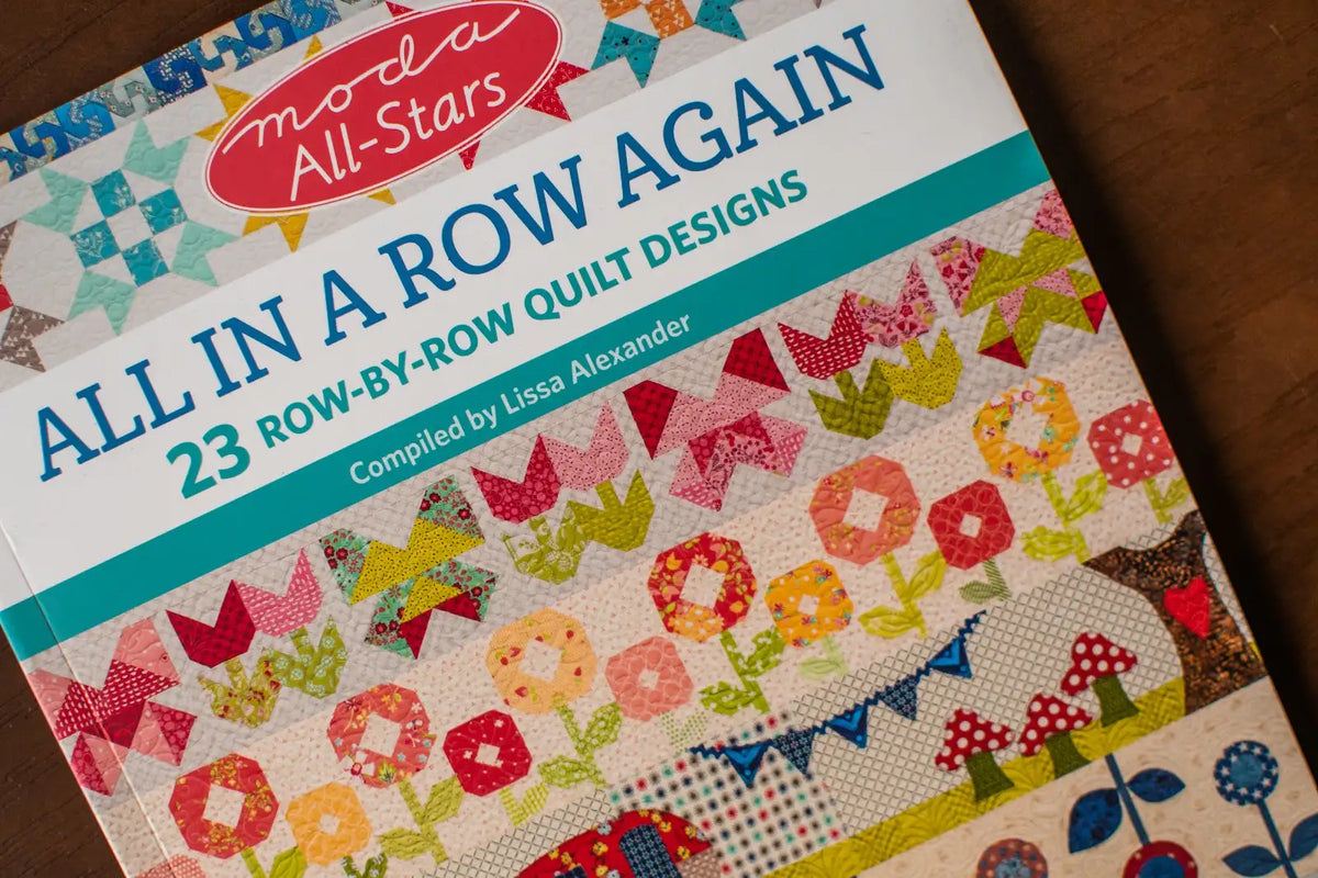 Moda All-Stars - All in a Row Again: 23 Row-by-Row Quilt Designs