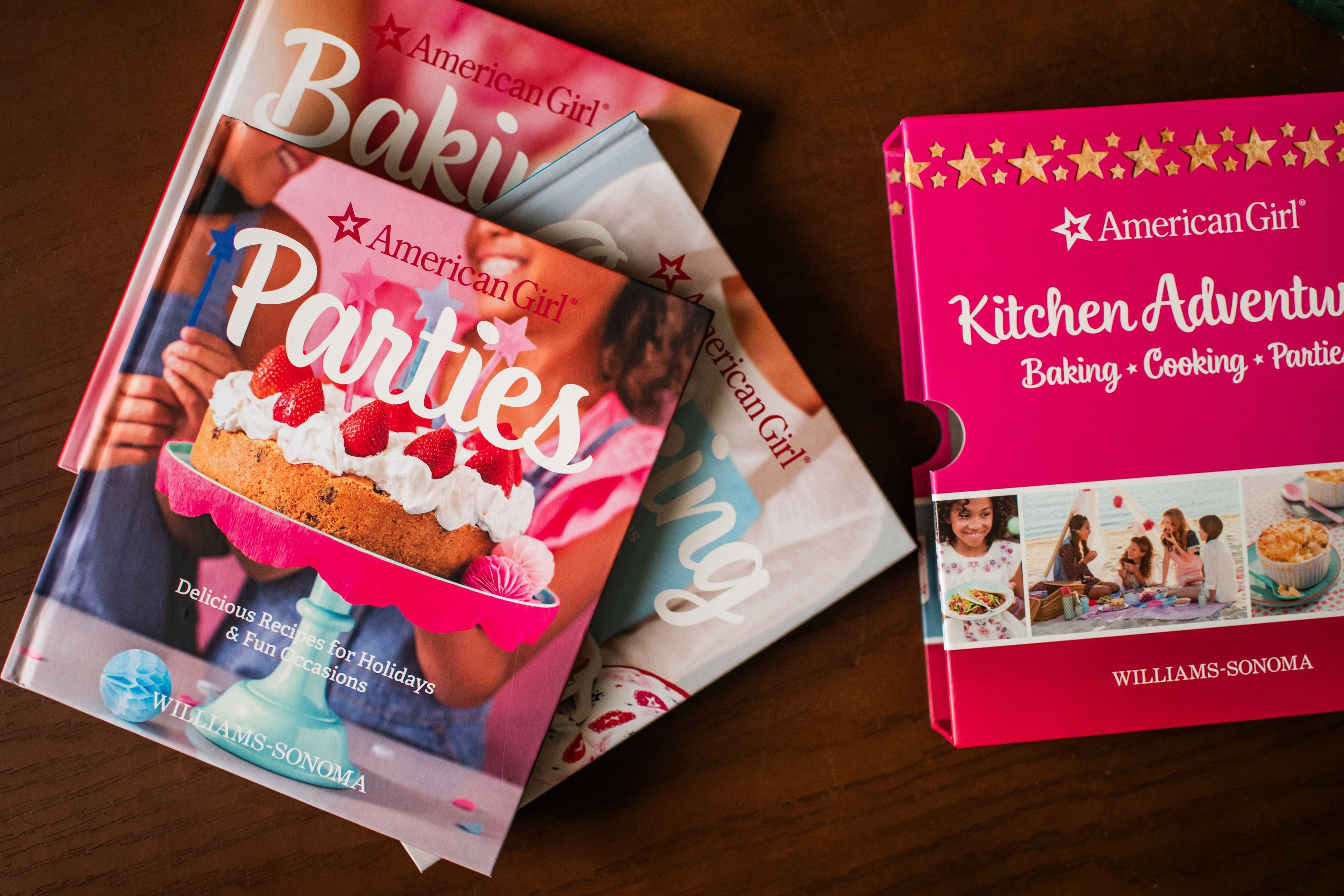 American Girl 3 Hardcover Book Box Set (Baking, Cooking, Party)