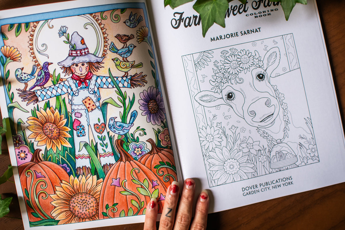 Farm Sweet Farm Coloring Book