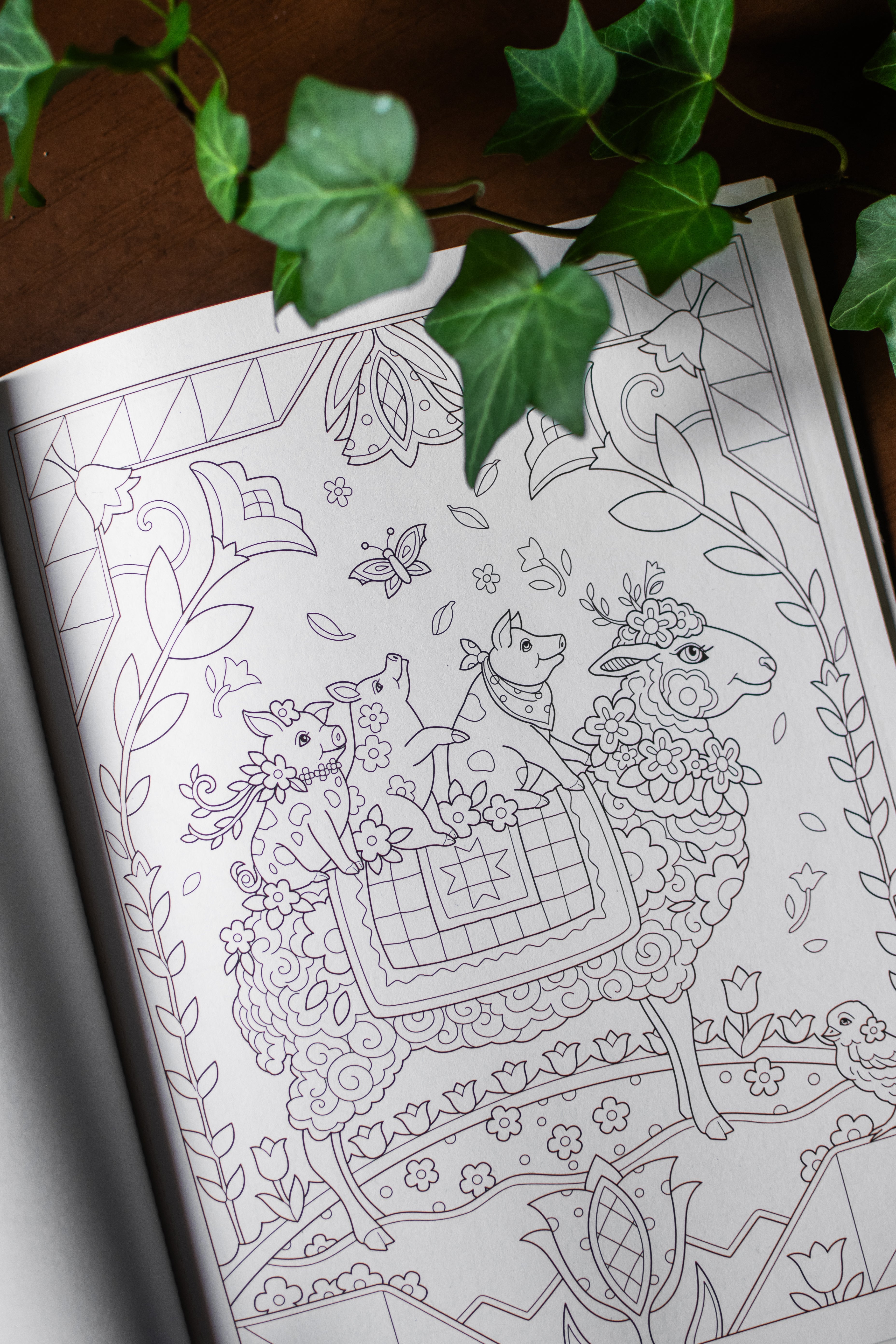 Farm Sweet Farm Coloring Book