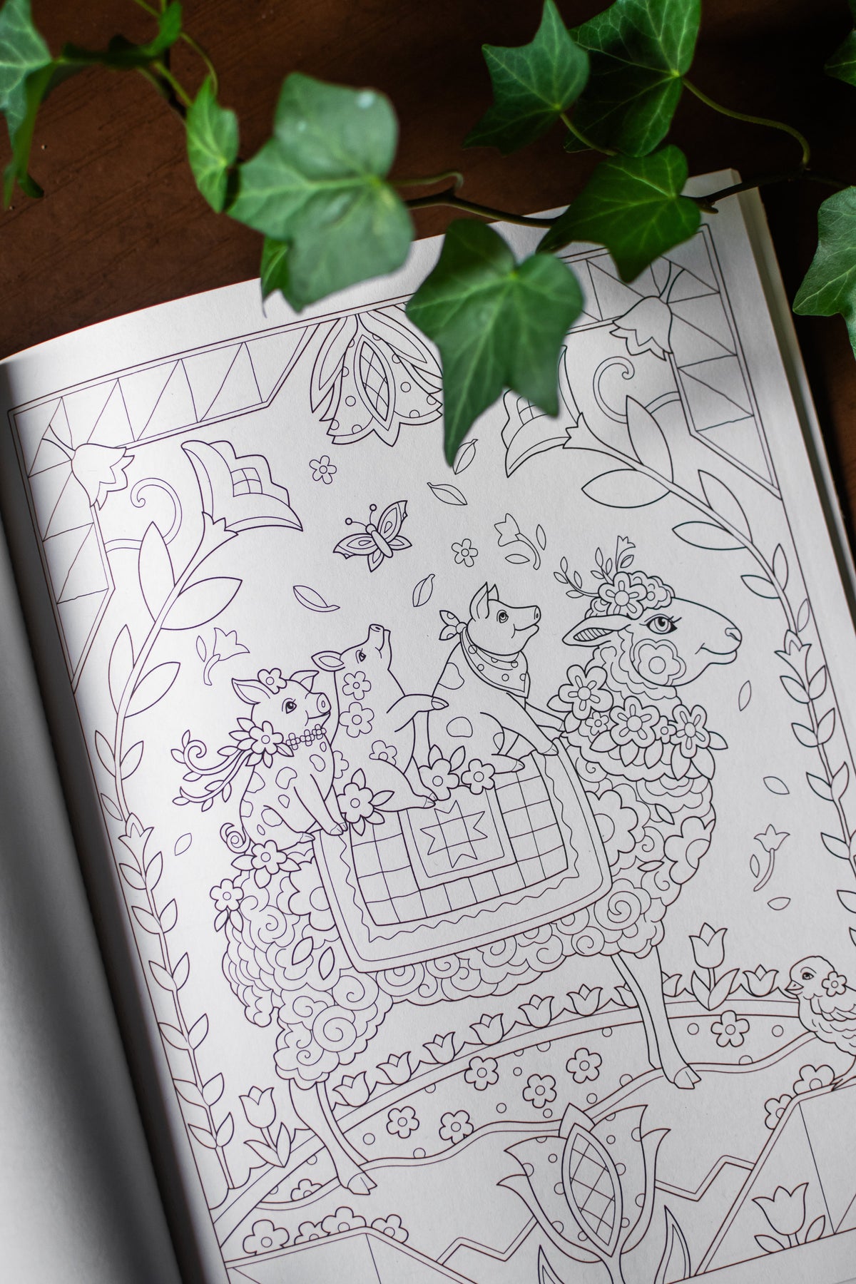 Farm Sweet Farm Coloring Book