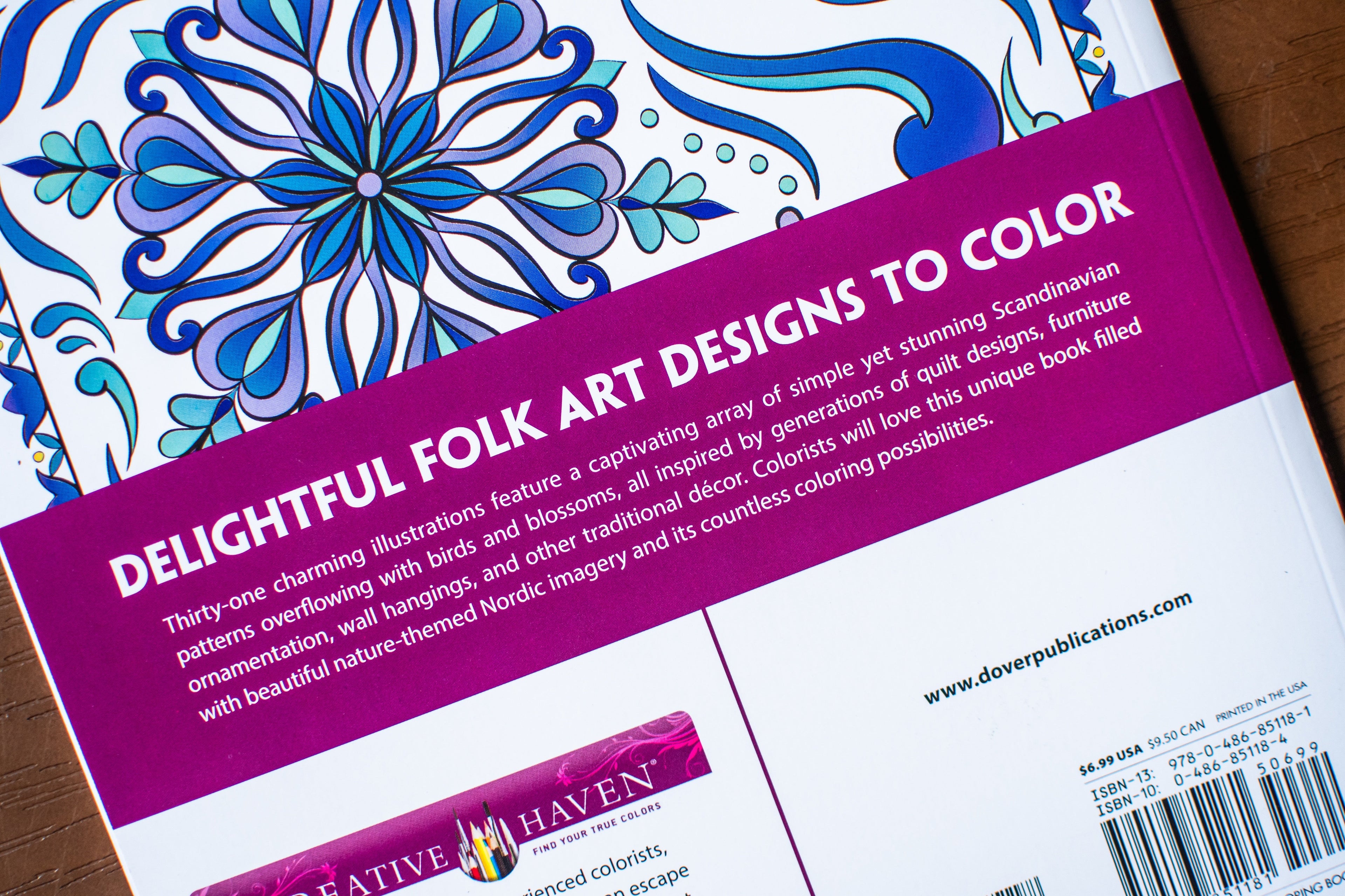 Creative Haven Scandinavian Folk Art Coloring Book (Adult Coloring Books: World & Travel)