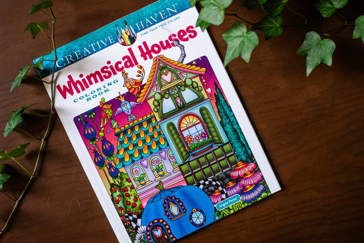 Creative Haven Whimsical Houses Coloring Book (Adult Coloring Books: Art & Design)