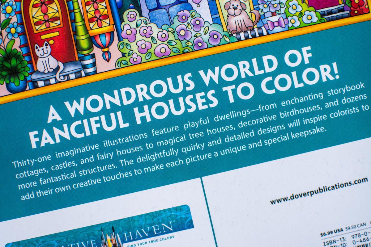 Creative Haven Whimsical Houses Coloring Book (Adult Coloring Books: Art & Design)