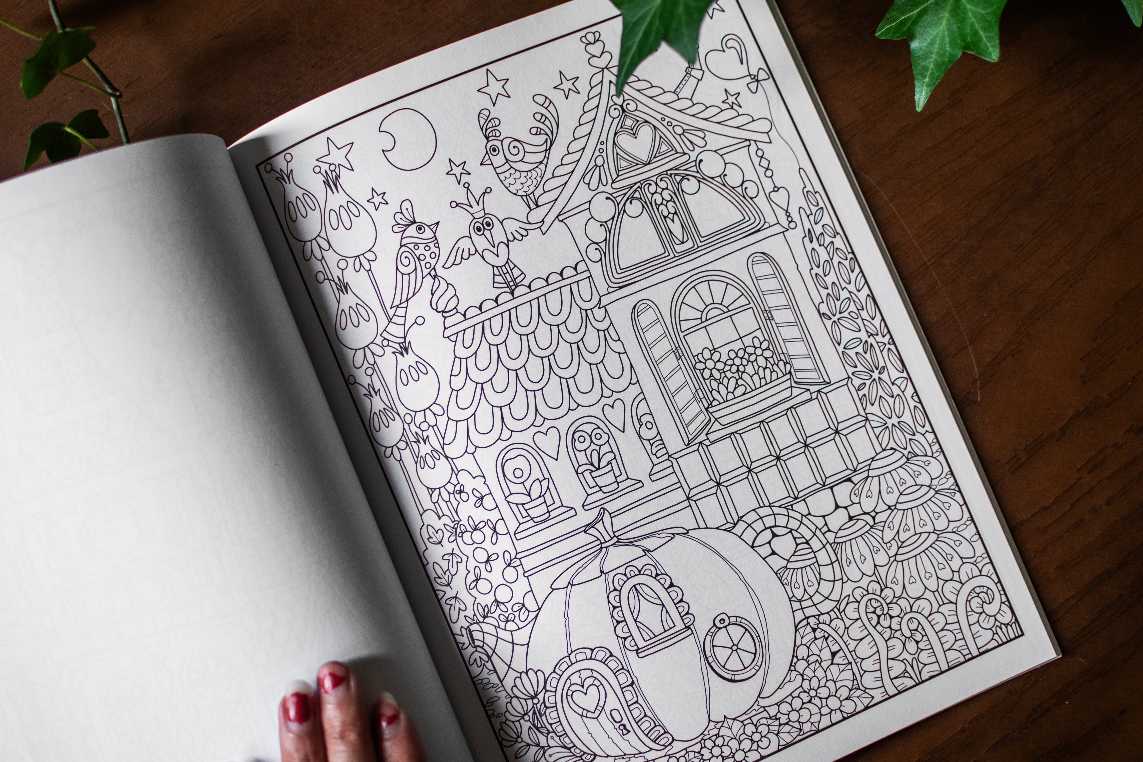 Creative Haven Whimsical Houses Coloring Book (Adult Coloring Books: Art & Design)
