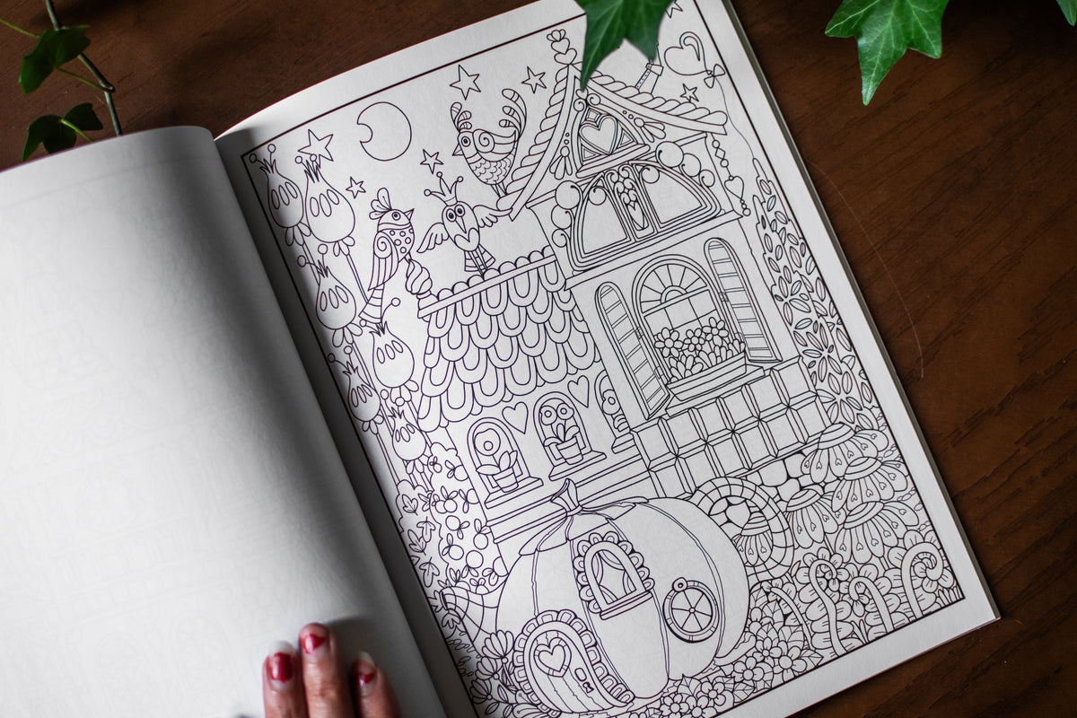 Creative Haven Whimsical Houses Coloring Book (Adult Coloring Books: Art & Design)
