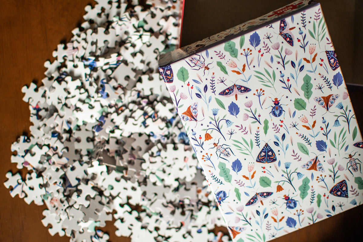 Blooms and Beetles 500-Piece Puzzle