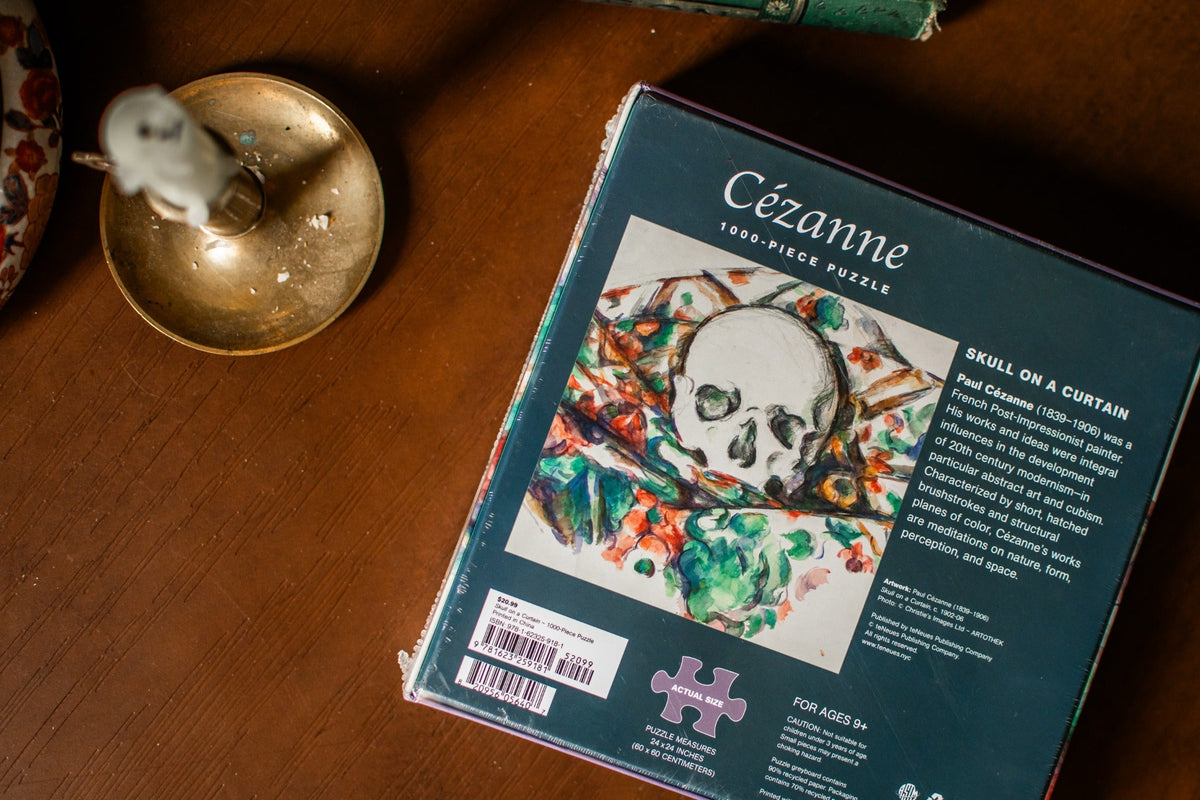 1000-Piece Puzzle: Paul Cezanne, Skull on a Curtain