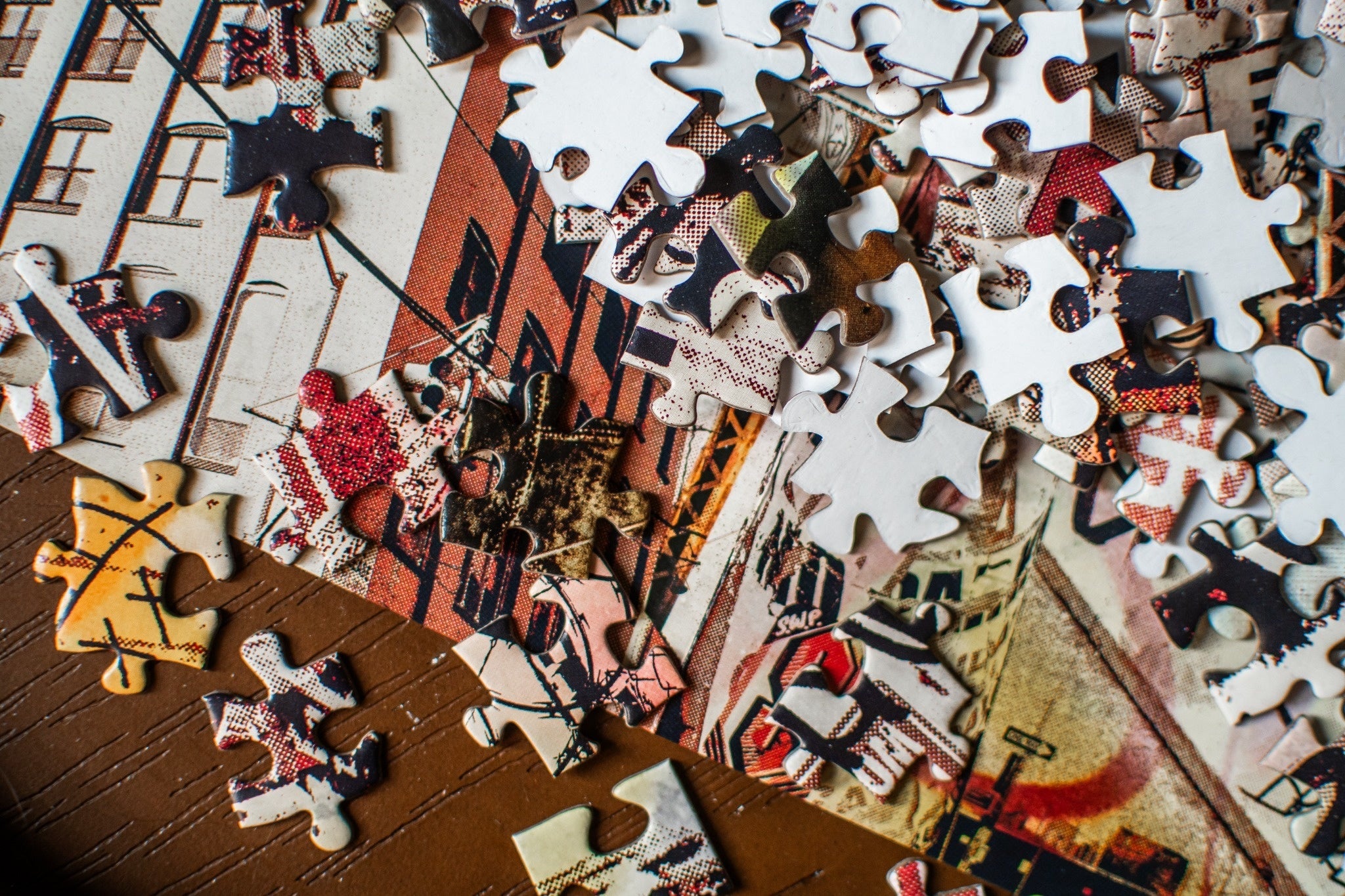 Brooklyn, NY 1000-Piece Puzzle in a 2 Piece Box with Inner Poster Guide
