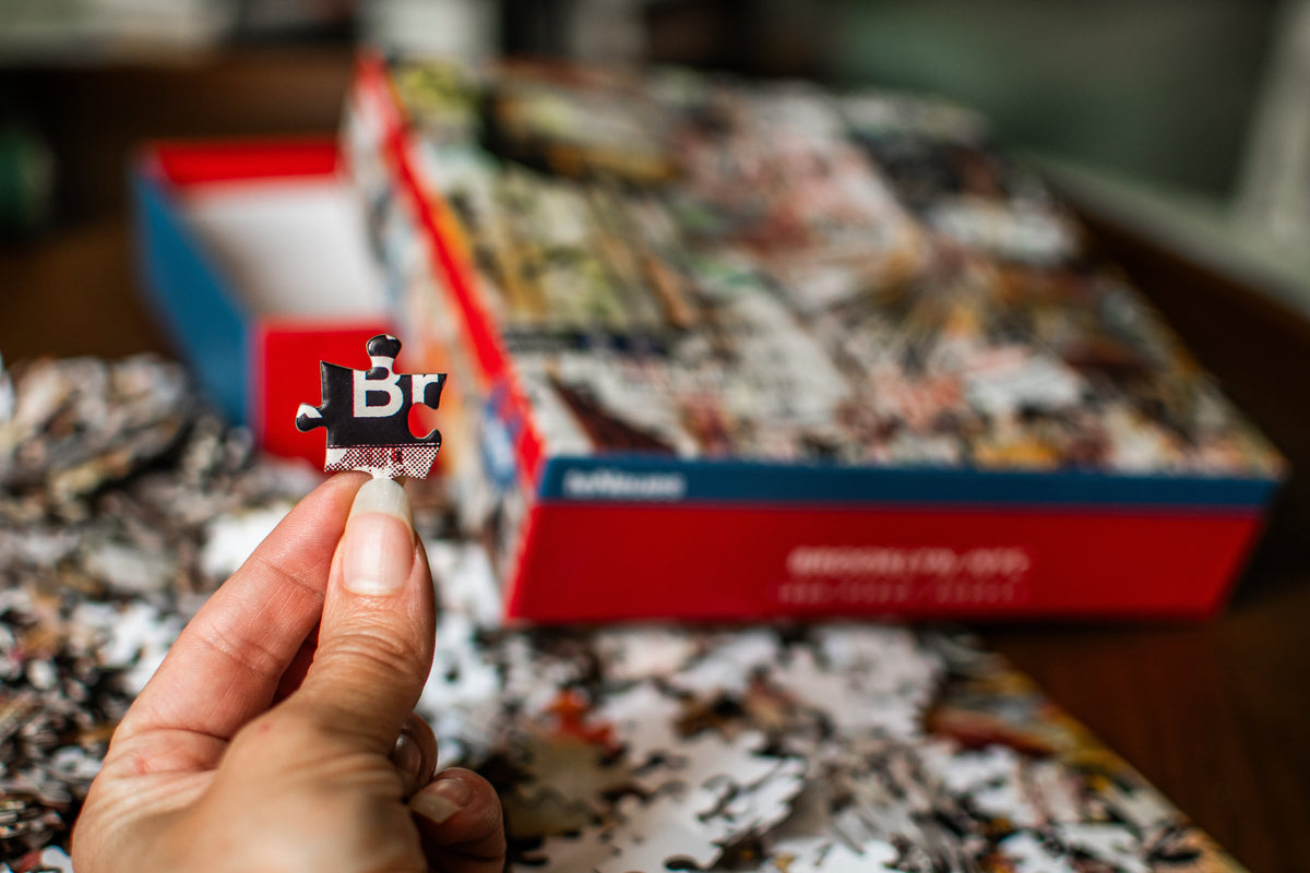 Brooklyn, NY 1000-Piece Puzzle in a 2 Piece Box with Inner Poster Guide