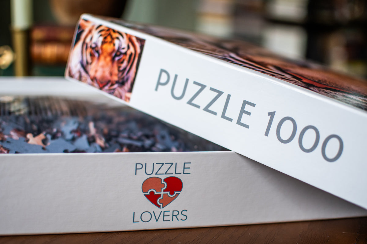 🐅🧩✨ Majestic Tiger Portrait 1,000-Piece Jigsaw Puzzle